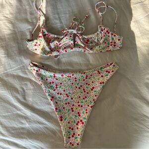 Skatie Swim Demi Top and Kelly Bottom in “Carmel” -